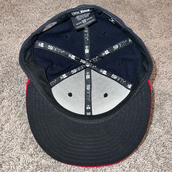 Rome Braves New Era Fitted Hat NWT MiLB Cap  Atlanta Richmond Greenville Sz 7 - Picture 5 of 7